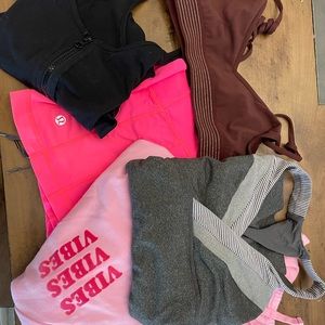 LOT OF 5 LULULEMON & SPIRITUAL GANGSTER ITEMS!!